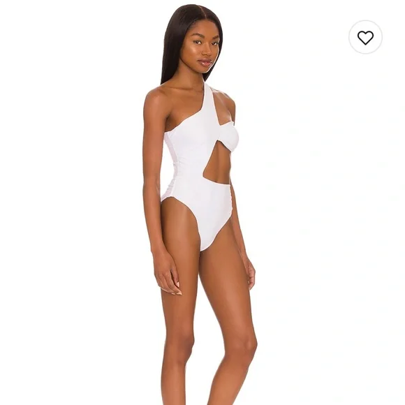 Lovers + Friends White One-Shoulder One Piece - Picture 2 of 9
